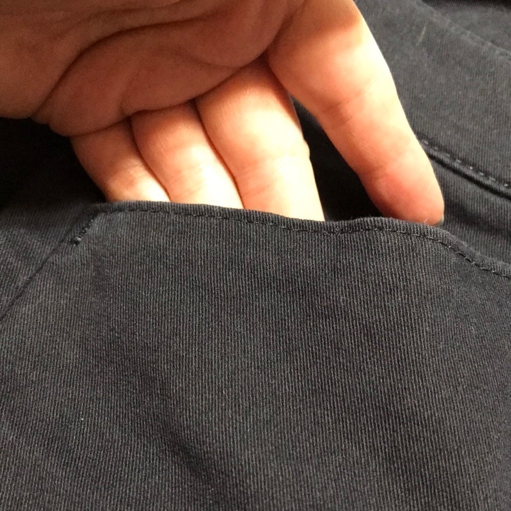 LEE—RELAXED STRAIGHT LEGS—“AT THE WAIST”—Women’s Navy Blue Pants—10Med - Picture 5 of 15
